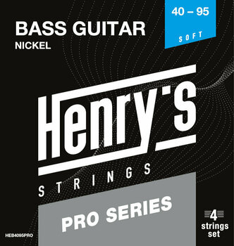 Basgitarrsträngar Henry's PRO Nickel 40-95 - 1