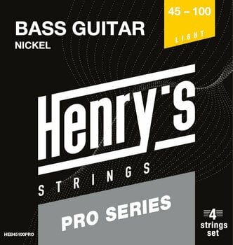 Struny do gitary basowej Henry's PRO Nickel 45-100 - 1
