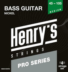 Struny do gitary basowej Henry's PRO Nickel 45-105 Struny do gitary basowej