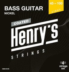 Struny do gitary basowej Henry's Coated Nickel 45-100 Struny do gitary basowej