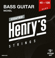 Struny do gitary basowej Henry's Coated Nickel 45-128 Struny do gitary basowej