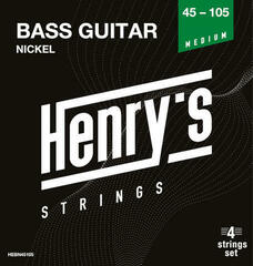 Struny do gitary basowej Henry's Nickel 45-105 Struny do gitary basowej