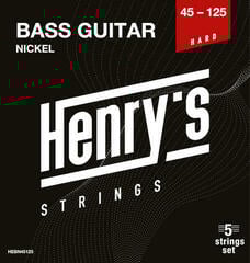 Struny pro 5-strunnou baskytaru Henry's Nickel 45-125 Struny pro 5-strunnou baskytaru