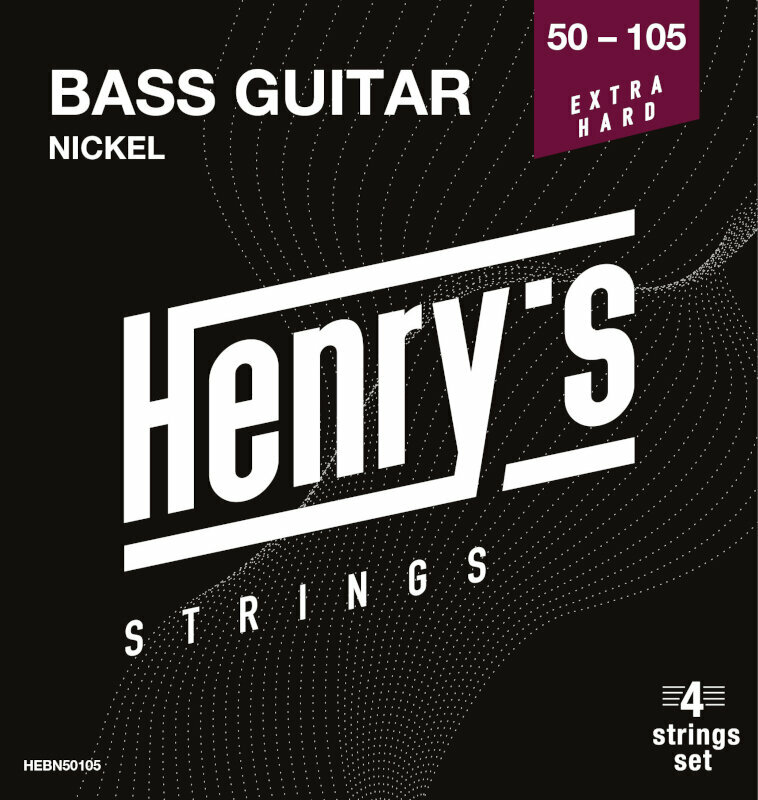 Struny do gitary basowej Henry's Nickel 50-105