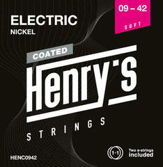 Струни за електрическа китара Henry's Coated Nickel 09-42 Струни за електрическа китара