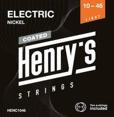 E-guitar strings Henry's Coated Nickel 10-46 E-guitar strings