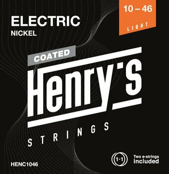 Snaren voor elektrische gitaar Henry's Coated Nickel 10-46 - 1