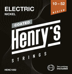 E-guitar strings Henry's Coated Nickel 10-52 E-guitar strings