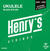 Húrok Szoprán ukulelére Henry's Black Nylon UKULELE Soprano / Concert