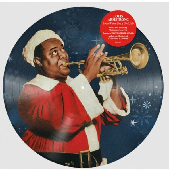 Vinyl Record Louis Armstrong - Louis Wishes You A Cool Yule (Picture Vinyl) (LP)