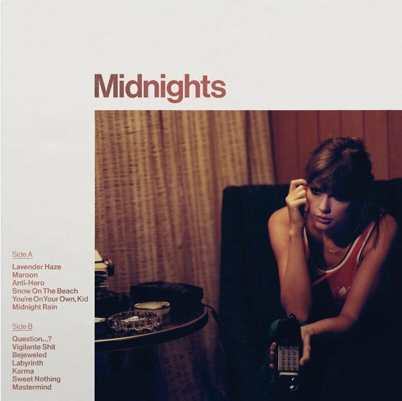 Vinyylilevy Taylor Swift - Midnights (Blood Moon Vinyl) (LP)