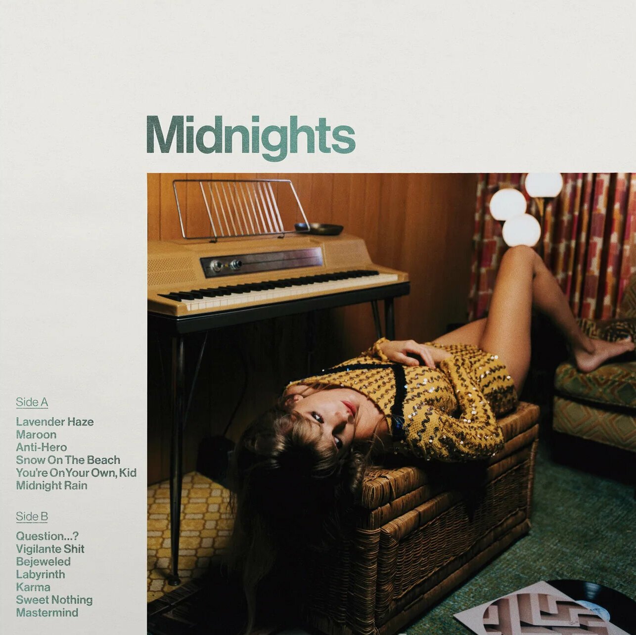 Taylor Swift Midnights (Jade Green Vinyl) (LP) Muziker
