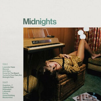 Disco de vinilo Taylor Swift - Midnights (Jade Green Vinyl) (LP) - 1