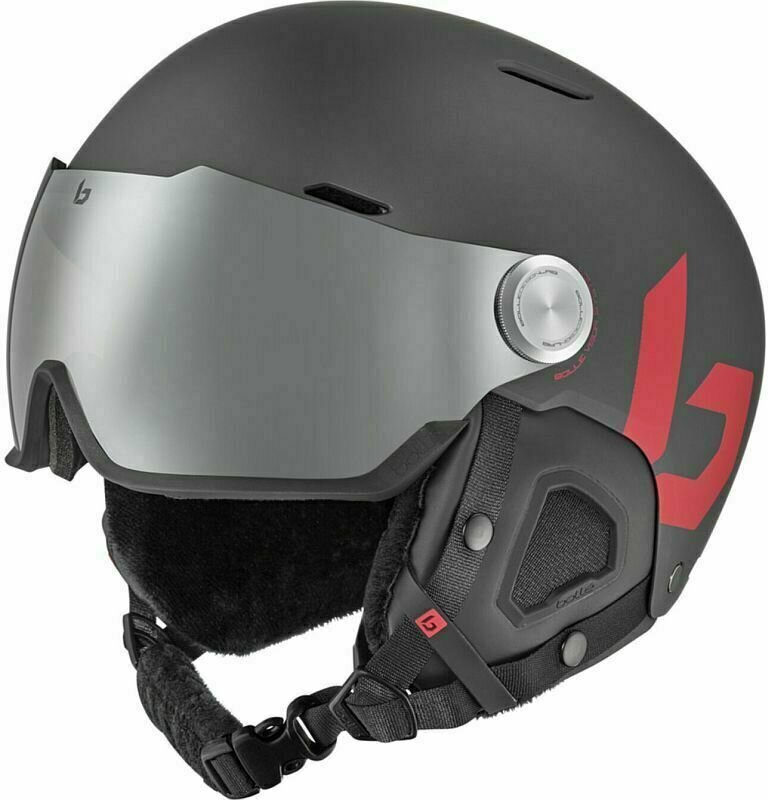 Ski Helmet Bollé Might Visor Titanium Red Matte M (55-59 cm) Ski Helmet