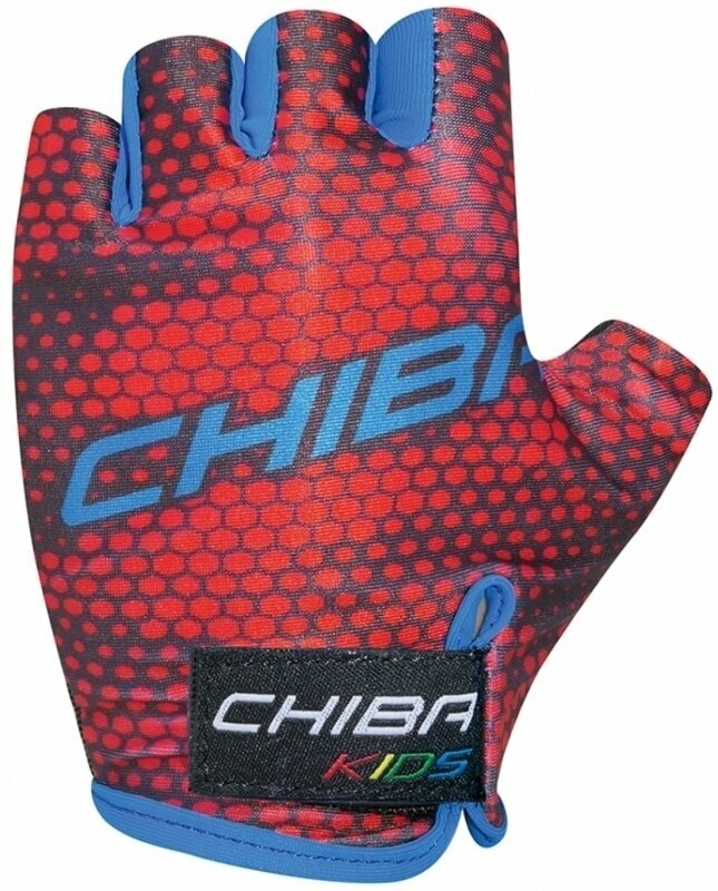 Cyklistické rukavice Chiba Kids Gloves Red XS Cyklistické rukavice