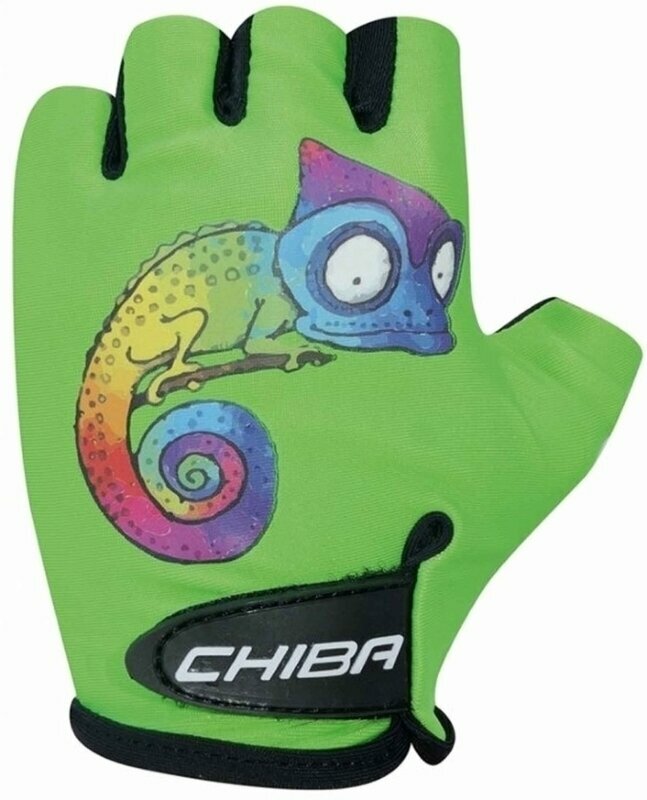 Gants de vélo Chiba Cool Kids Gloves Chameleon XS Gants de vélo