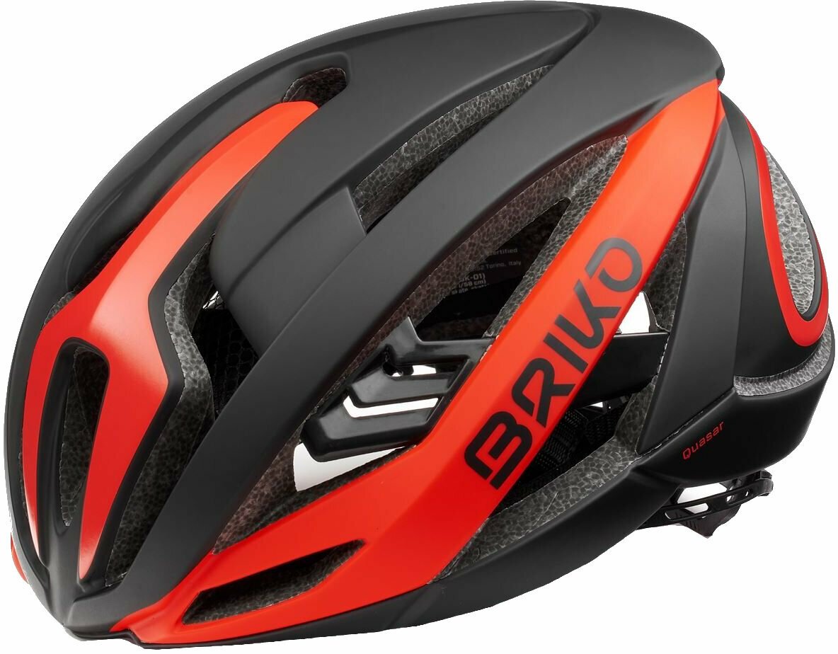 Photos - Bike Helmet Briko Quasar Black/Red L  2002PF0-A00-L 