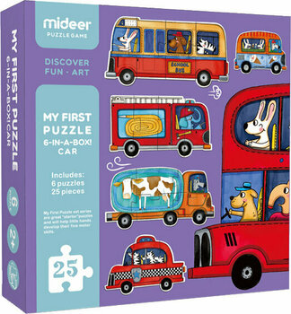 Puzzle Mideer My First Puzzle Transport 25 Pcs - 1