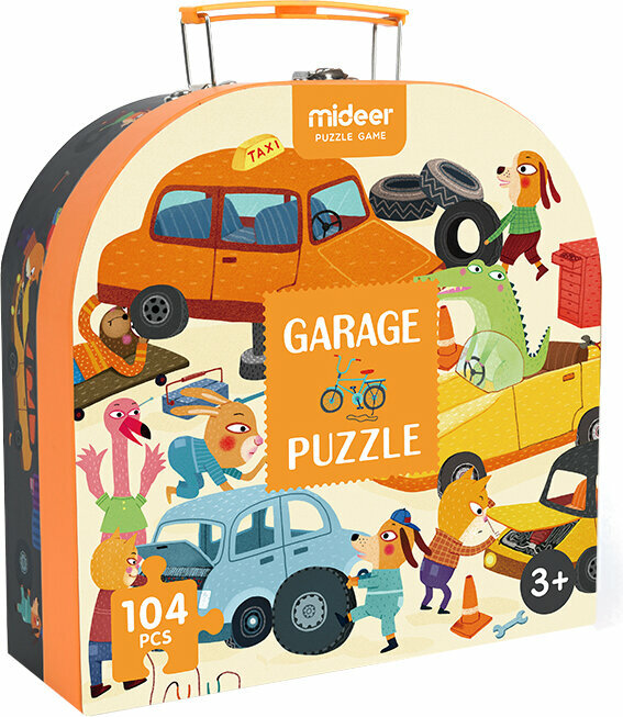 Puzzle Mideer My Garage 104 Pcs