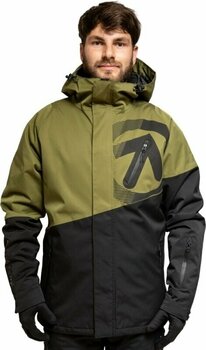 Smučarska jakna Meatfly Bang Premium SNB & Ski Jacket Green/Black L - 1