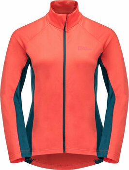 Cycling Jacket, Vest Jack Wolfskin Morobbia FZ W Hot Coral XL Jacket - 1