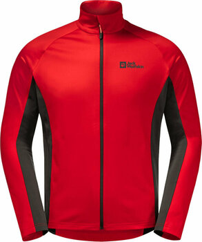 Outdoorhoodie Jack Wolfskin Morobbia FZ M Adrenaline Red M Outdoorhoodie - 1