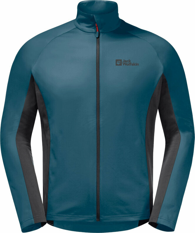 Outdoorhoodie Jack Wolfskin Morobbia FZ M Blue Coral M Outdoorhoodie