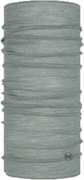 Um lenço Buff Merino Lightweight Neckwear Solid Light Grey UNI Um lenço - 1