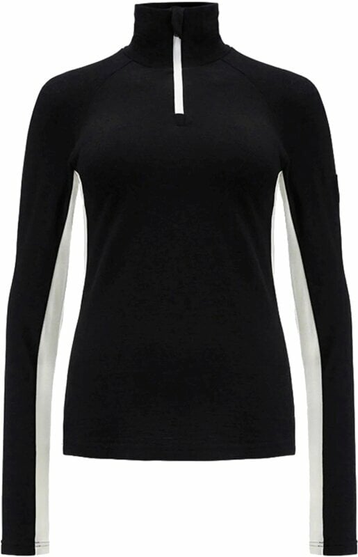 Bluzy i koszulki We Norwegians Voss ZipUp Women Black S Sweter