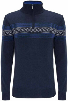 Bluzy i koszulki We Norwegians Signature ZipUp Men Navy Blue XL Sweter - 1