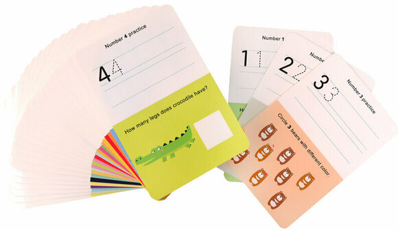 Gra planszowa Mideer Activity Cards English Numbers - 1