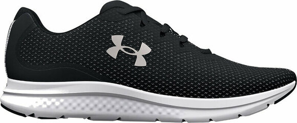 Road маратонки Under Armour UA Charged Impulse 3 Running Shoes Black/Metallic Silver 43 Road маратонки - 1