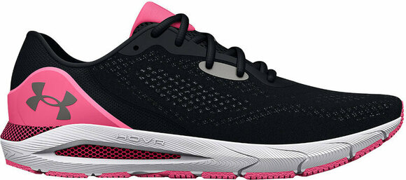 Löparskor Under Armour Women's UA HOVR Sonic 5 Running Shoes Black/Pink Punk 38 Löparskor - 1