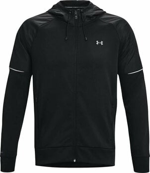 Fitness-sweatshirt Under Armour Armour Fleece Storm Full-Zip Hoodie Black/Pitch Gray L Fitness-sweatshirt - 1