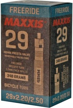 Bike inner tube MAXXIS Freeride 2,2 - 2,5'' 348.0 Black 48.0 Presta Bike Tube - 1