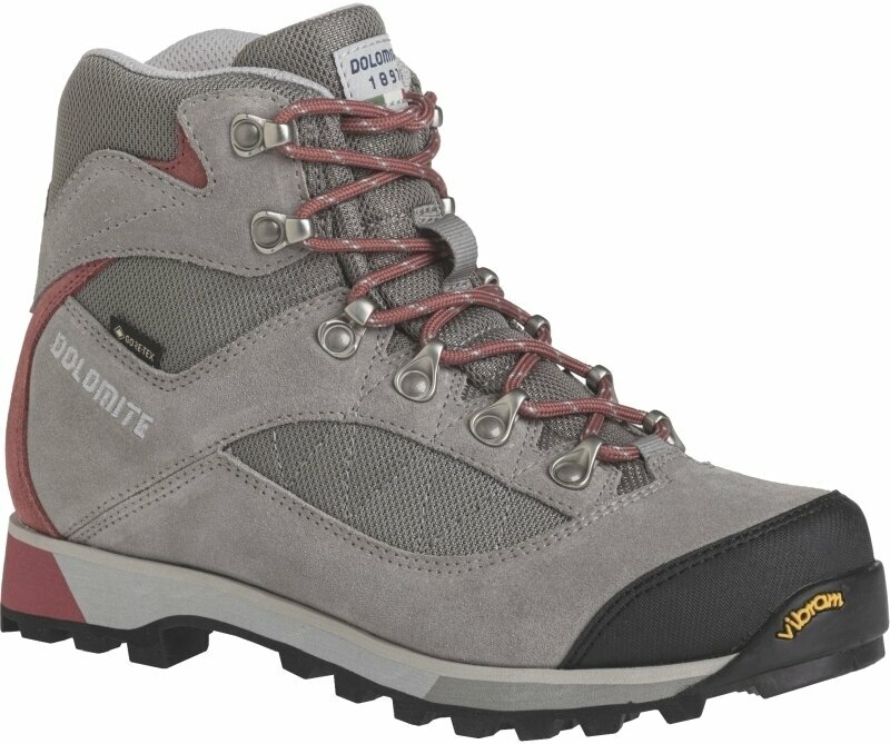 Dolomite Pantofi trekking de dama Zernez GTX Women's Shoe Grey/Dry Red 38 2/3