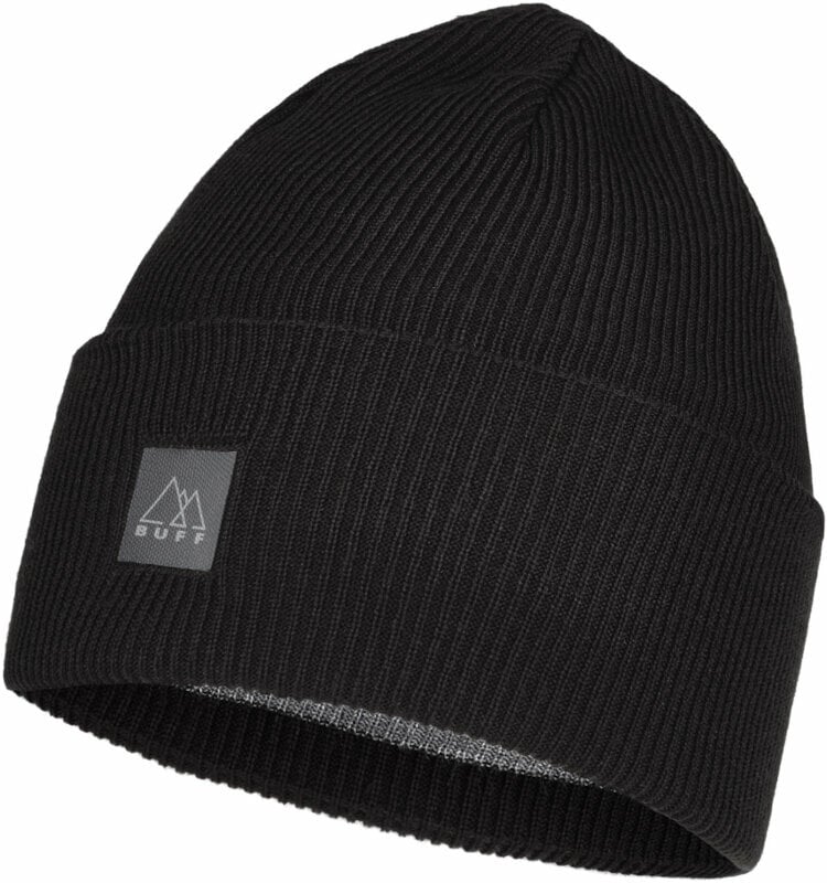 Zimowa czapka Buff CrossKnit Beanie Solid Black UNI Zimowa czapka
