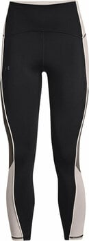 Фитнес панталон Under Armour Women's UA RUSH No-Slip Waistband Ankle Leggings Black/Ghost Gray M Фитнес панталон - 1