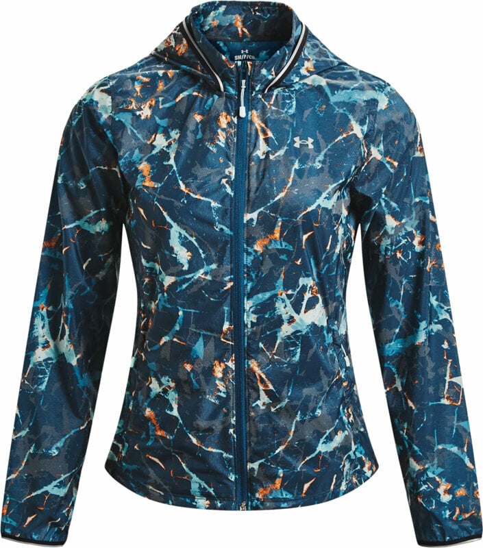 Hardloopjack Under Armour Women's UA Storm OutRun The Cold Jacket Petrol Blue/Black XS Hardloopjack