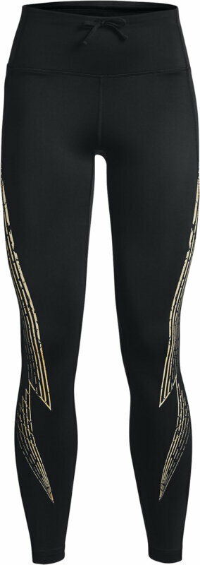 Calças/leggings de corrida Under Armour Women's UA OutRun The Cold Tights Black/Reflective S Calças/leggings de corrida