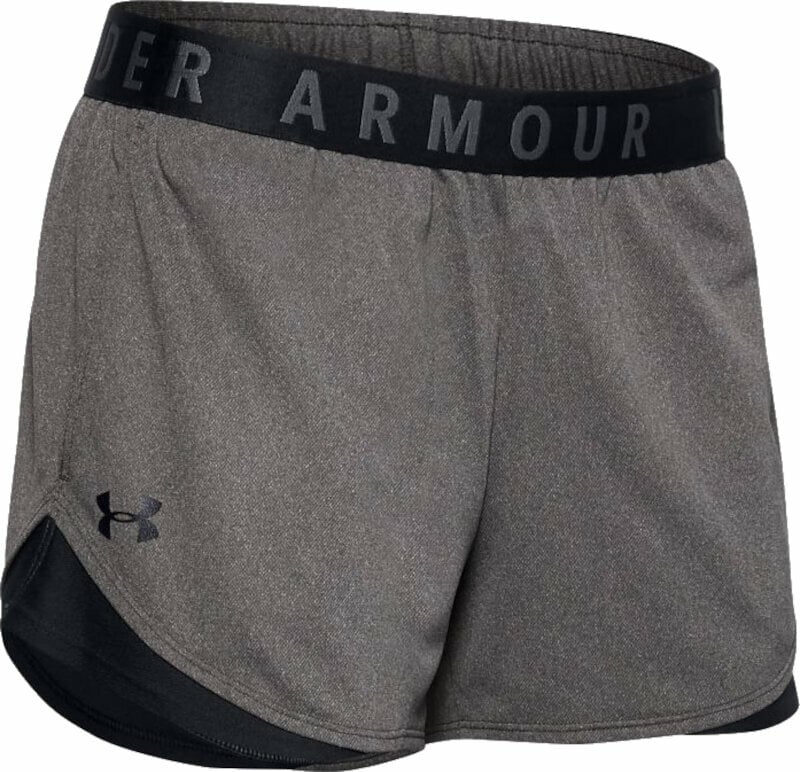 Fitness nohavice Under Armour Women's UA Play Up Shorts 3.0 Carbon Heather/Black/Black XS Fitness nohavice
