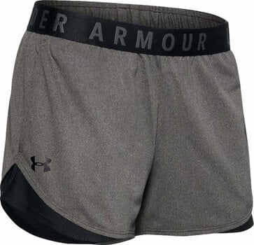 Fitness hlače Under Armour Women's UA Play Up Shorts 3.0 Carbon Heather/Black/Black XS Fitness hlače - 1