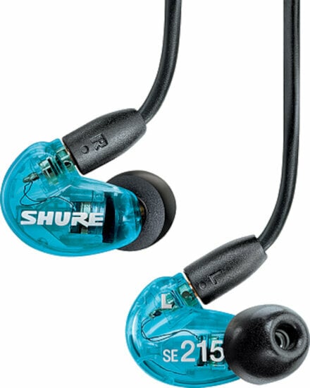 Uho petlje slušalice Shure SE215-SPE-EFS Blue