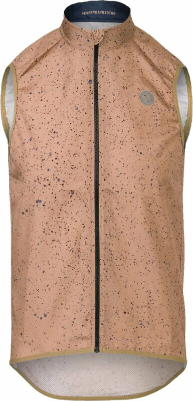 Kerékpár kabát, mellény Agu Splatter Wind Body Trend Men Mellény Leather L