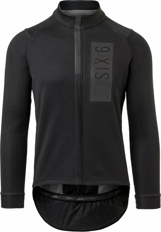 Biciklistička jakna, prsluk Agu Merino Rain Jacket SIX6 Men Black XL Jakna