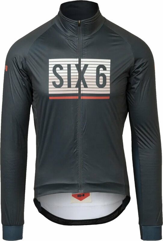 Giacca da ciclismo, gilet Agu Polartec Thermo Jacket III SIX6 Men Charcoal XL Giacca