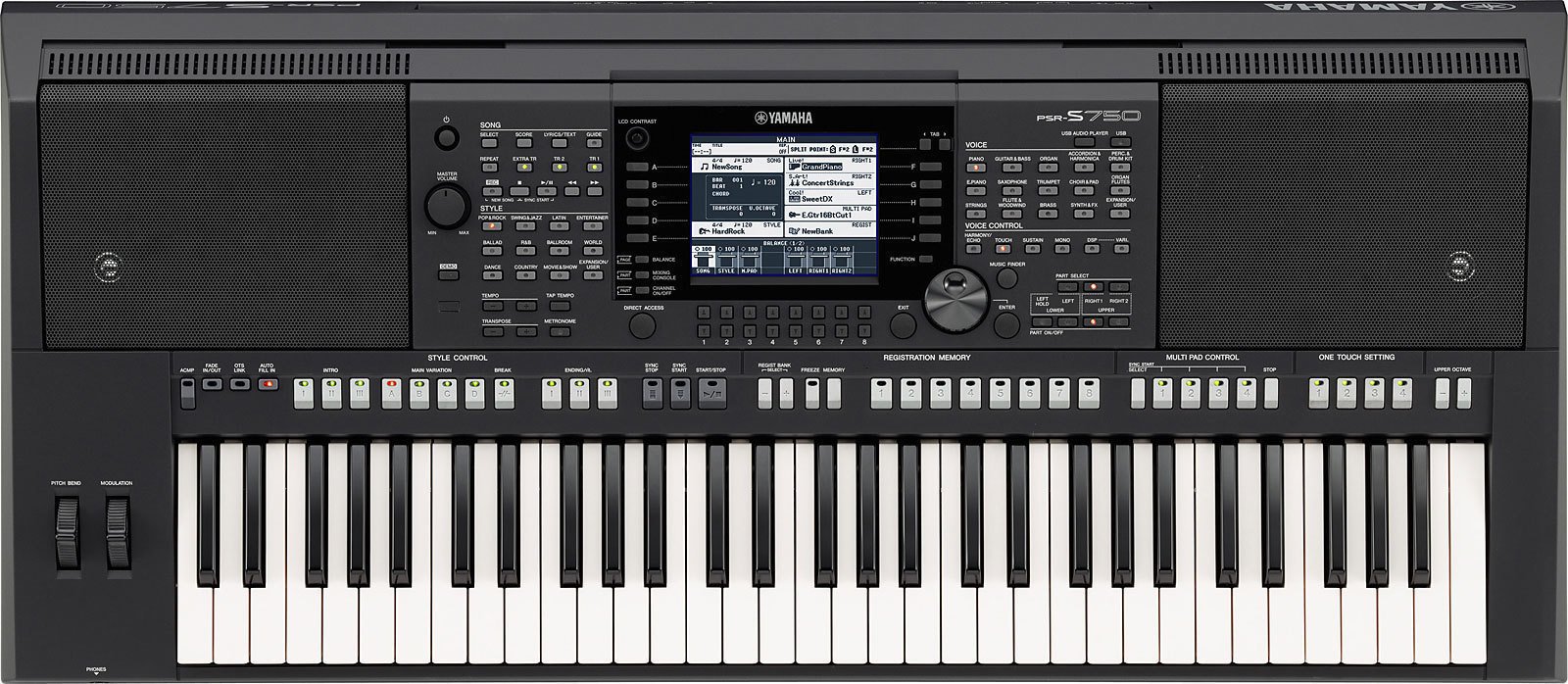 Professional Keyboard Yamaha PSR-S750