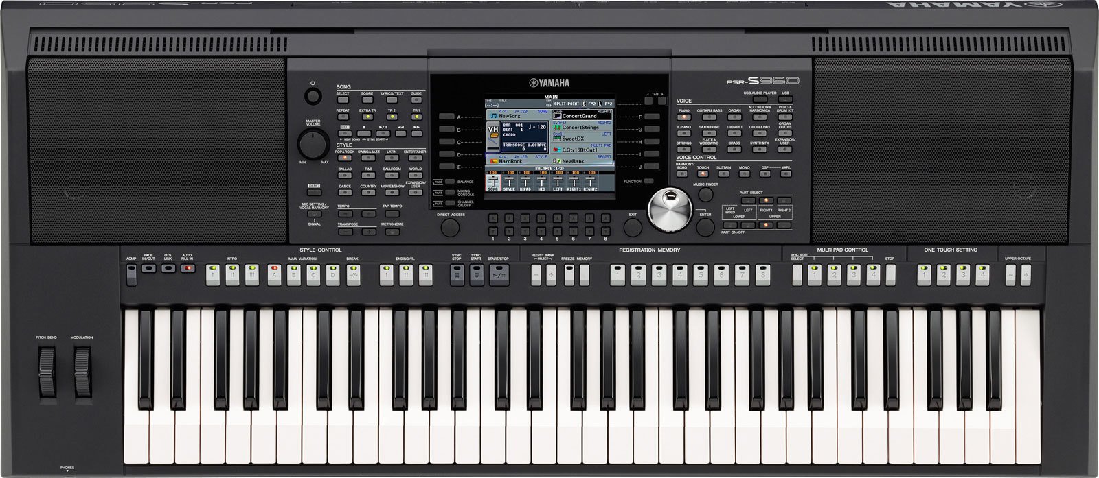 Professionelt keyboard Yamaha PSR-S950