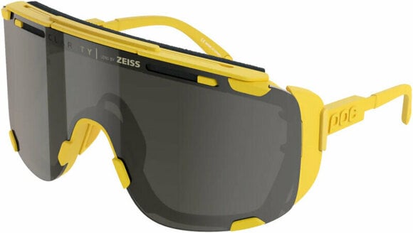 Outdoor Sunglasses POC Devour Glacial Aventurine Yellow/Clarity Define Silver Mirror Outdoor Sunglasses - 1