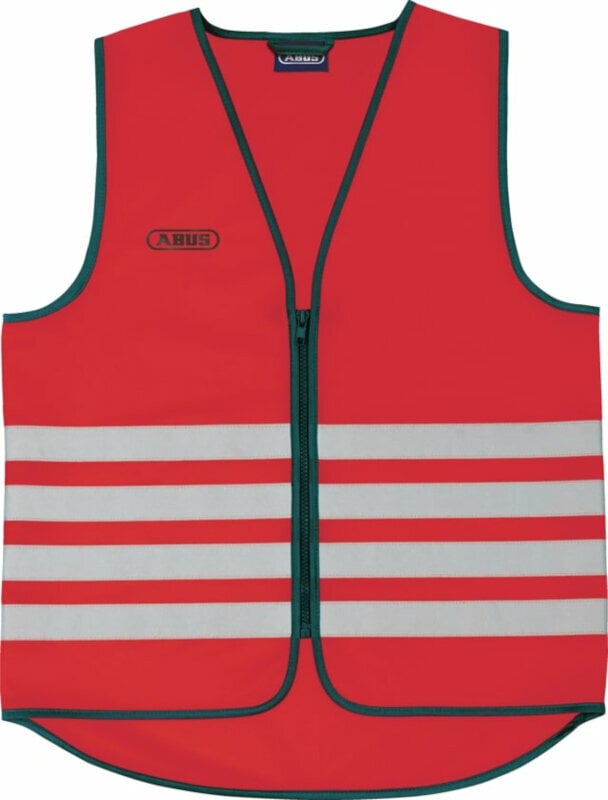 Cycling Jacket, Vest Abus Lumino Day Vest Red XL